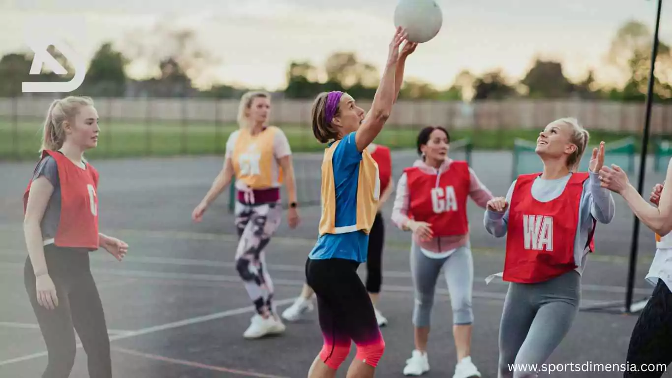 Throwball court size